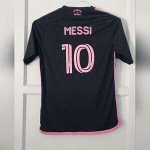 Adidas Messi Inter Miami 2024 Away Jersey Authentic - Size 13-14Y